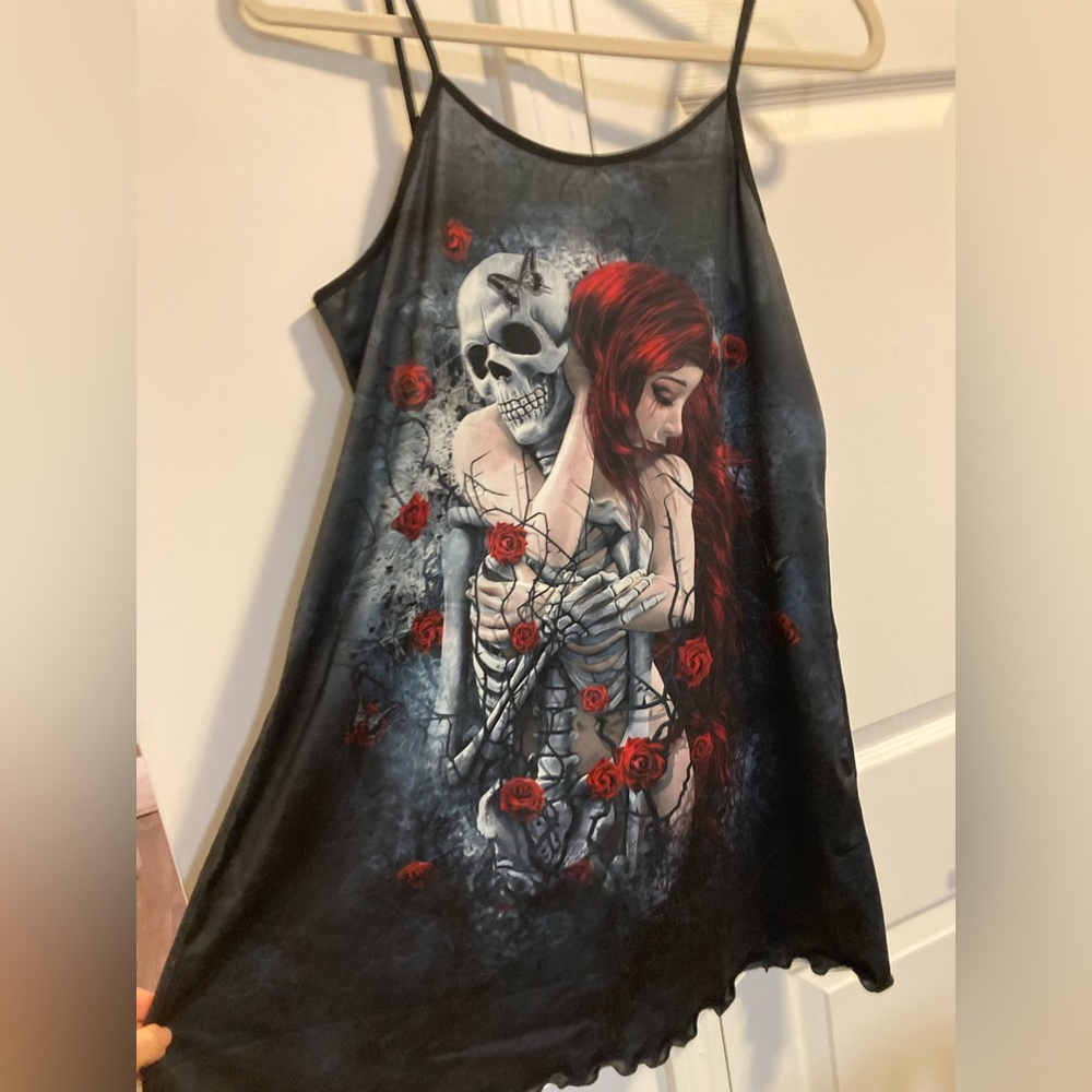 Silky nightgown